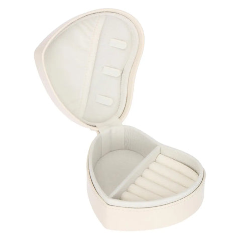 Scatola portagioie a forma di cuore in ecopelle Thun