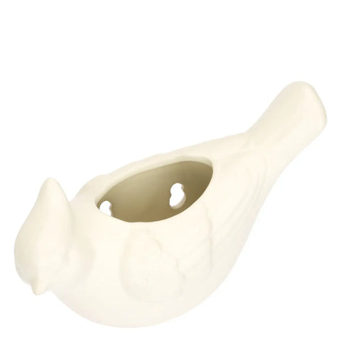 Cachepot da parete uccellino bianco, Eleganza Esotica Thun