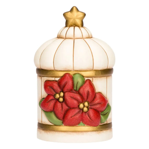 Carillon con stella di Natale in ceramica Thun