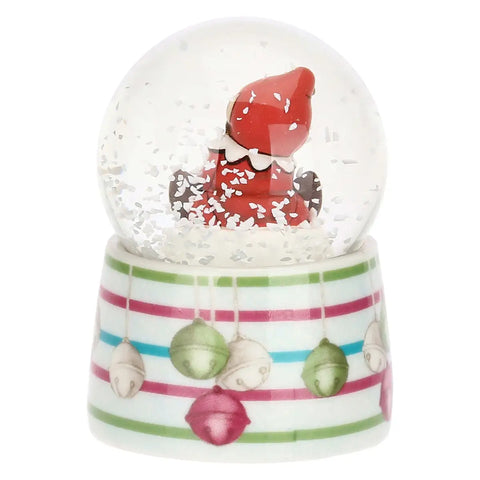 Boule de neige con elfo Birbo, piccola Thun
