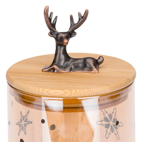 Barattolo con tappo in bamboo Bosco d'Inverno, piccolo Thun