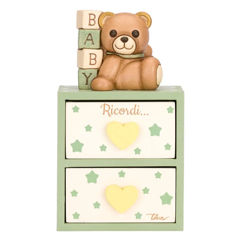 Set mini cassettiera con Teddy Thun