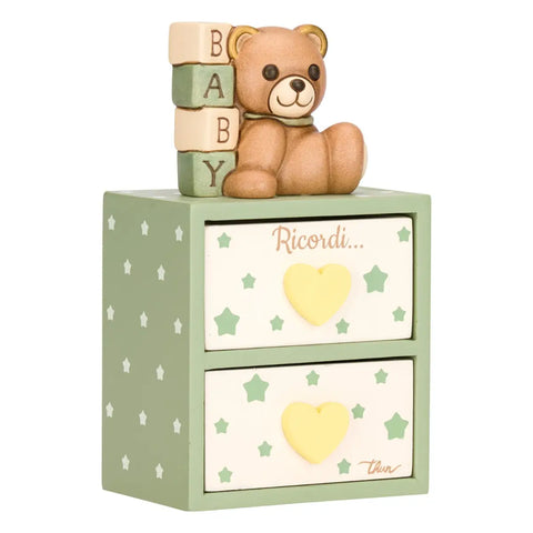 Set mini cassettiera con Teddy Thun