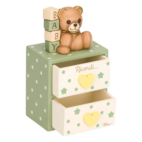 Set mini cassettiera con Teddy Thun