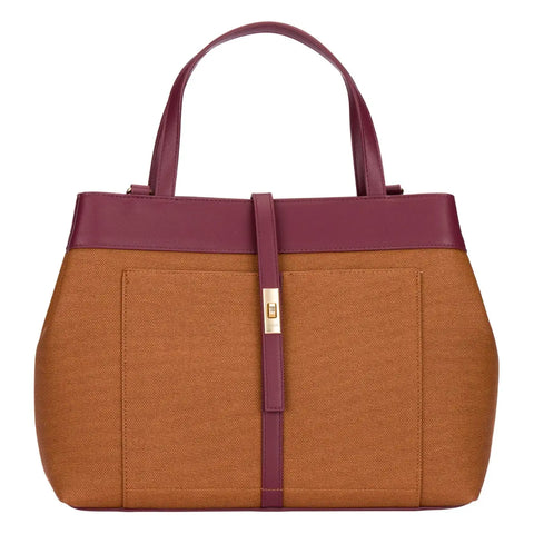 Borsa a spalla con tasca e catena Thun