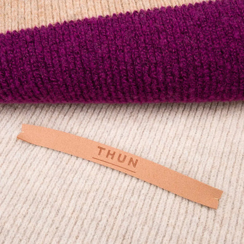 Sciarpa tricot misto lana color block Thun