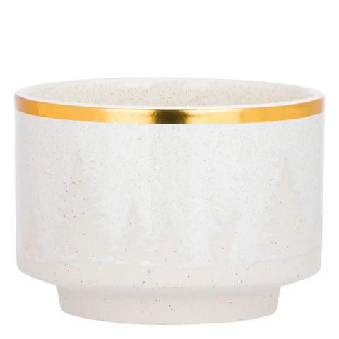 Coprivaso in stoneware Bosco d'Inverno, piccolo Thun