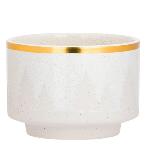 Coprivaso in stoneware Bosco d'Inverno, piccolo Thun