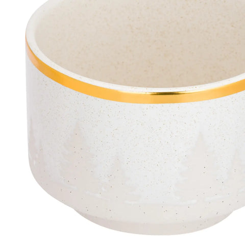 Coprivaso in stoneware Bosco d'Inverno, piccolo Thun