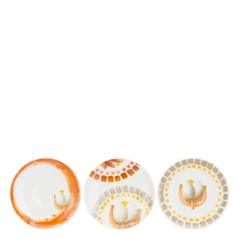 Set 6 Tazzine Espresso con piattino, Tulipani Thun
