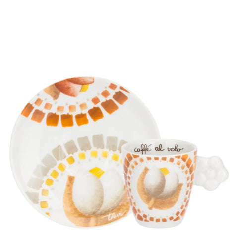 Set 2 Tazzine con piattino e Zuccheriera, Tulipani Thun