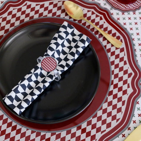 Set di allacciatovaglioli natalizi