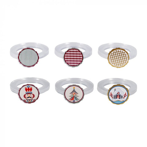 Set di allacciatovaglioli natalizi