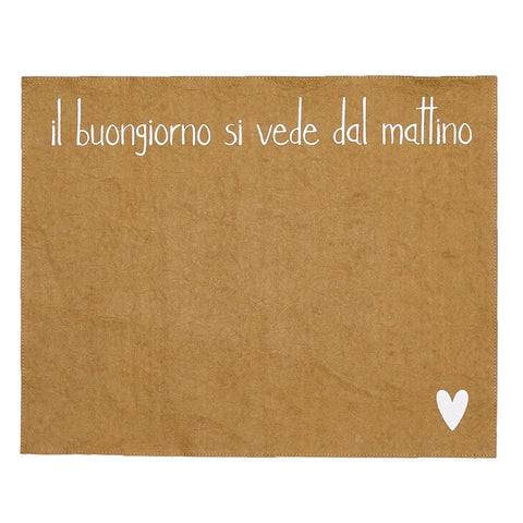 Tovaglietta Il buongiorno si vede dal mattino da Simple Day