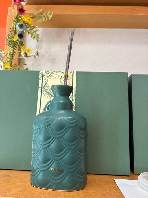 Campana profumatore per ambienti in stoneware, verde Thun