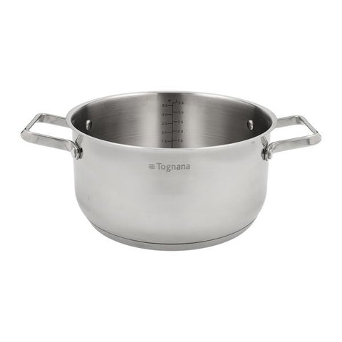 Vaporiera set 3 pezzi 22 cm Acciaio inox Argento Linea Iconiqa Tognana