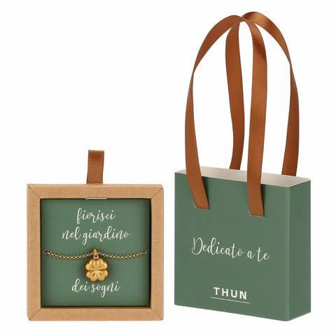 Collana con quadrifoglio Thun