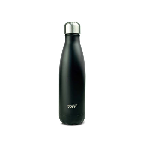 Bottiglia Termica in acciaio Inox doppia parete 500 ml Colore Nero WD