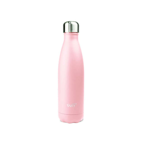 Bottiglia Termica in acciaio Inox doppia parete 500 ml colore rosa WD
