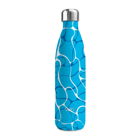 Bottiglia Termica in acciaio inox Capacità 750 ml decoro acqua WD