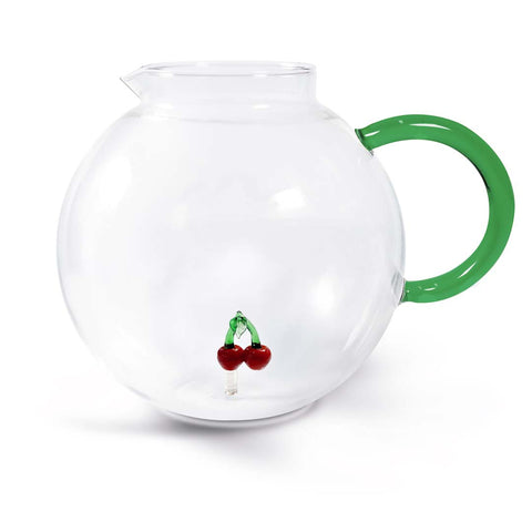 Brocca in vetro borosilicato capacità 1,7 L Ciliegia WD