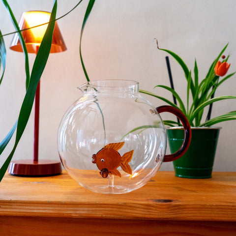 Brocca in vetro borosilicato capacità 1,7 L pesciolino WD