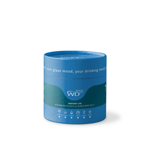 Bicchiere in vetro borosilicato cavalluccio 250 ml WD