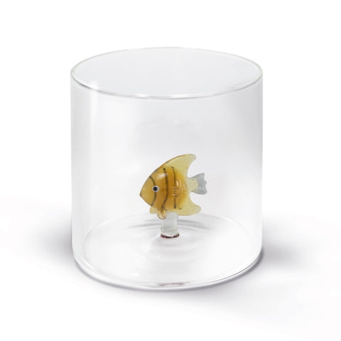 Bicchiere in vetro borosilicato Pesce WD