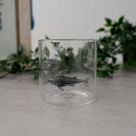 Bicchiere in vetro borosilicato Squalo WD