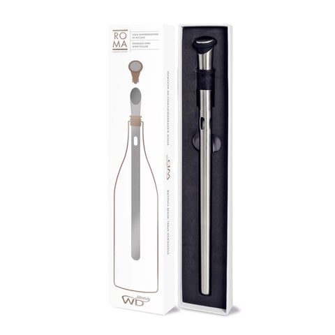 Stick raffredda vino con tappo ermetico e beccuccio versatore in Acciaio inox WD