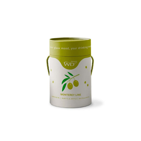 Oliera in vetro borosilicato con decoro in vetro colorato WD