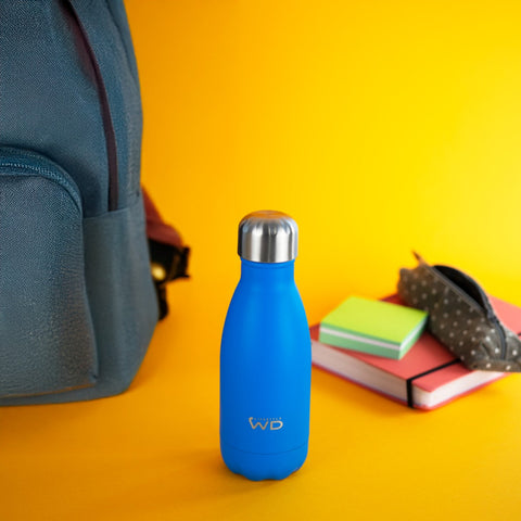 Bottiglia termica in acciaio da 260 ml. Colore Blu WD