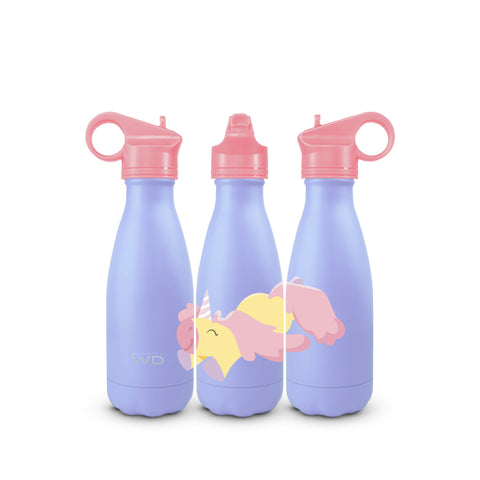 Bottiglia termica in acciao inox Decoro unicorno WD