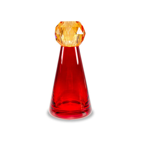 Boccetta in vetro per fragranze. Colore ROSSO WD