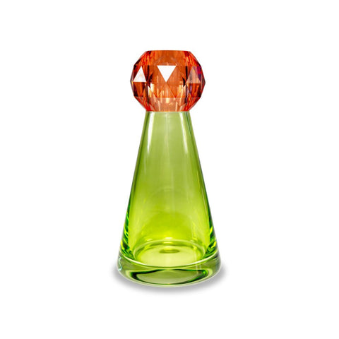 Boccetta in vetro per fragranze. Colore VERDE WD