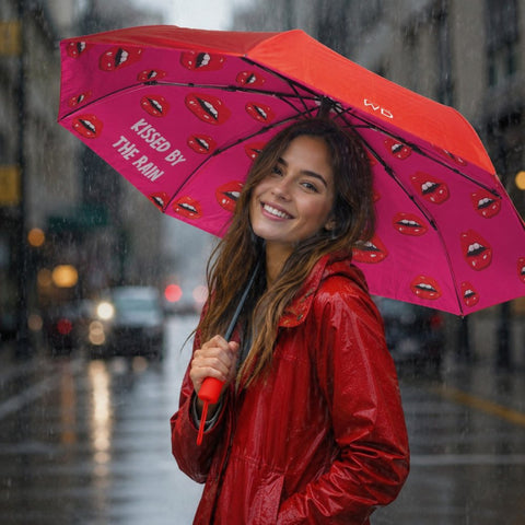 Ombrello con apertura/chiusura automatica. Decoro  Decoro  KISSED BY THE RAIN. WD