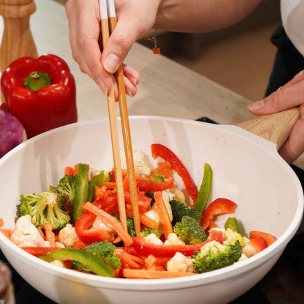 Wok da 28 cm bianco (polare) L'Incredibile Cookut